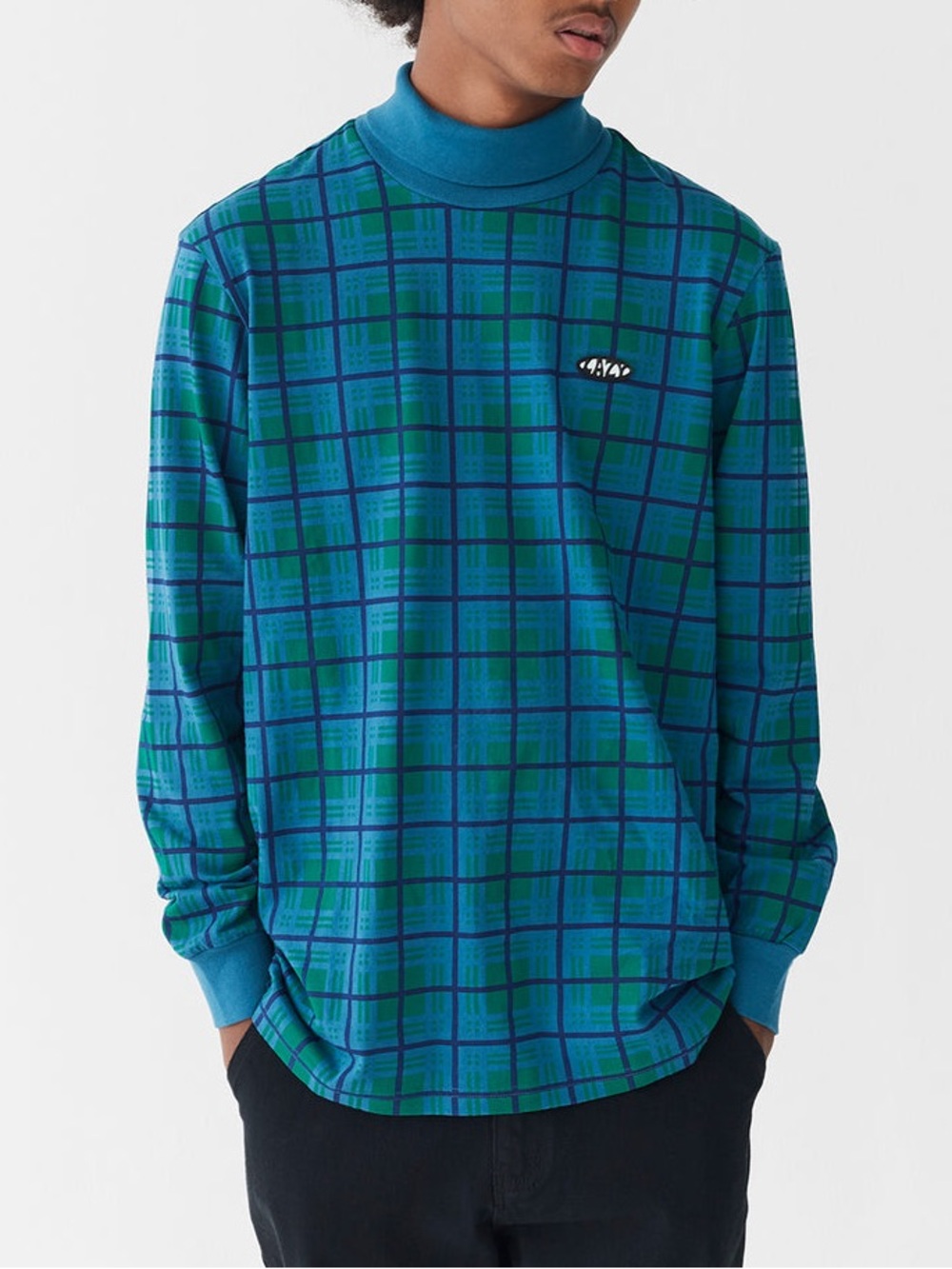 Lazy Oaf Tripped Out Check Long Sleeve T-Shirt